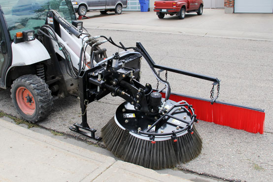 Skid Steer gutter broom Skid Steer gutter broom